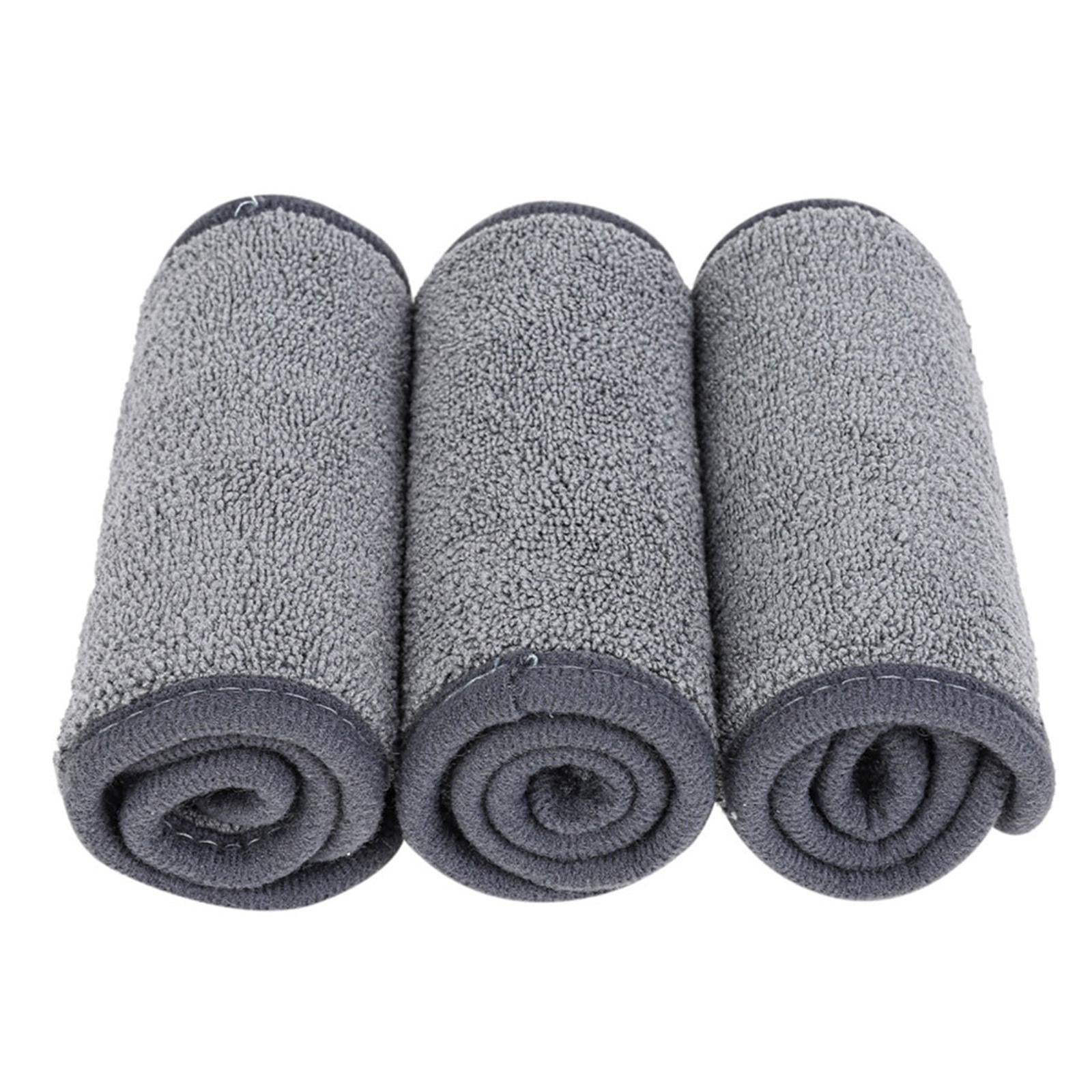 3 Pack Faucet Absorbent Mat Sink Absorbent Mat for Bathroom Countertop Gray