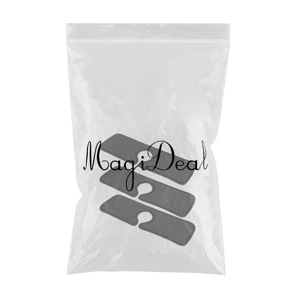 3 Pack Faucet Absorbent Mat Sink Absorbent Mat for Bathroom Countertop Black