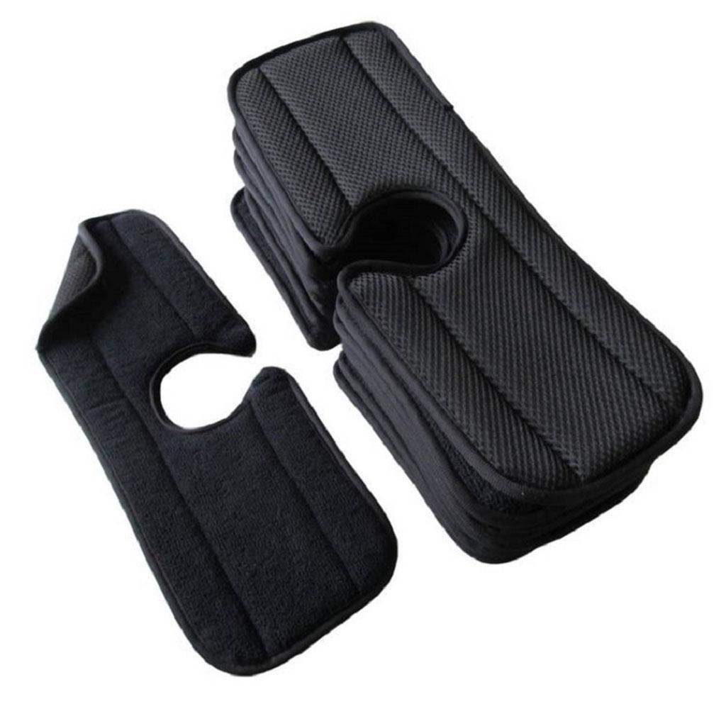 Fiber Kitchen Faucet Absorbent Pad Faucet Splash Catcher Black 3 Pieces