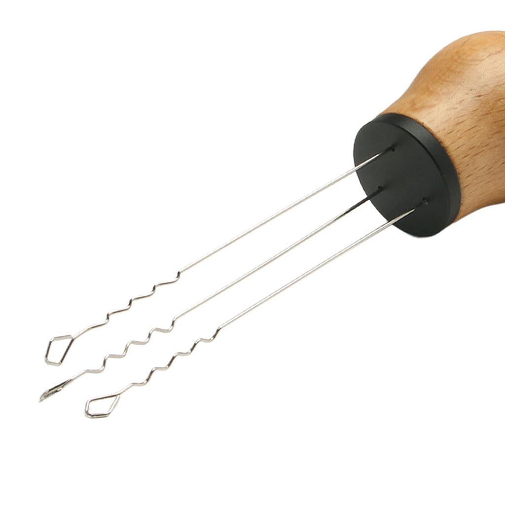 Espresso Coffee Stirrer Professional Powder Dispensing for Espresso Barista Beech Black