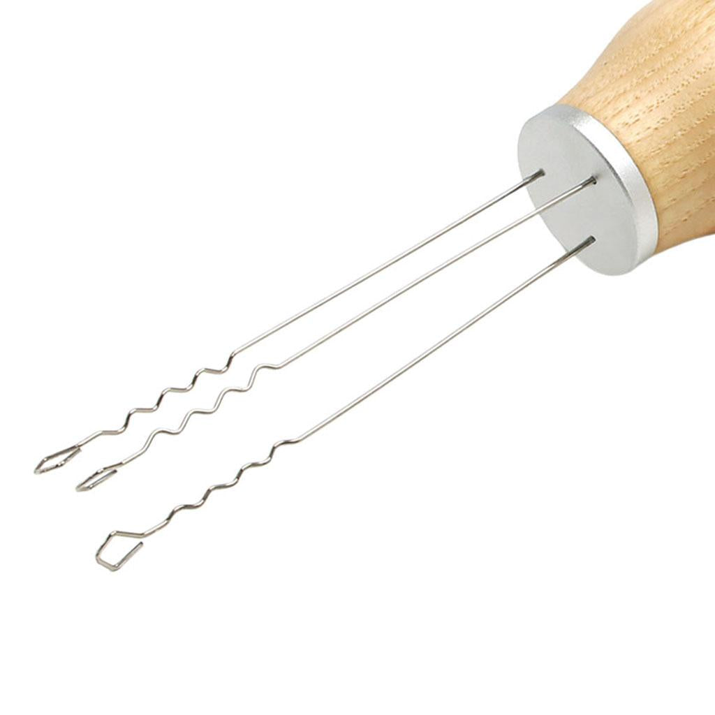 Espresso Coffee Stirrer Professional Powder Dispensing for Espresso Barista Ash Wood Silver