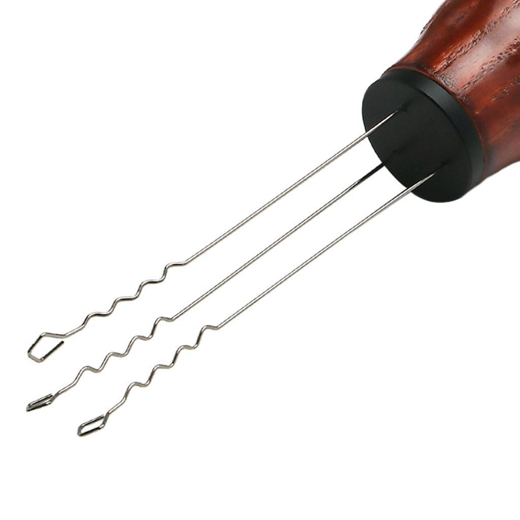 Espresso Coffee Stirrer Professional Powder Dispensing for Espresso Barista Redwood Black