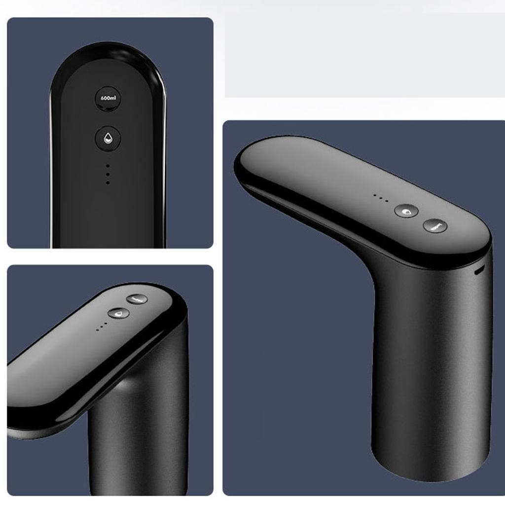 Portable Automatic Water Dispenser Electric Water Pump USB Charging Black