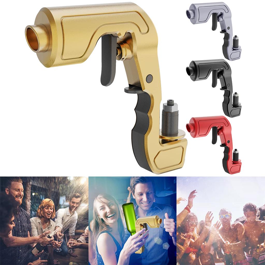 Adjustable Bubbly Sparkling Champagne Gun Spray for Kitchen Party Wedding Gold