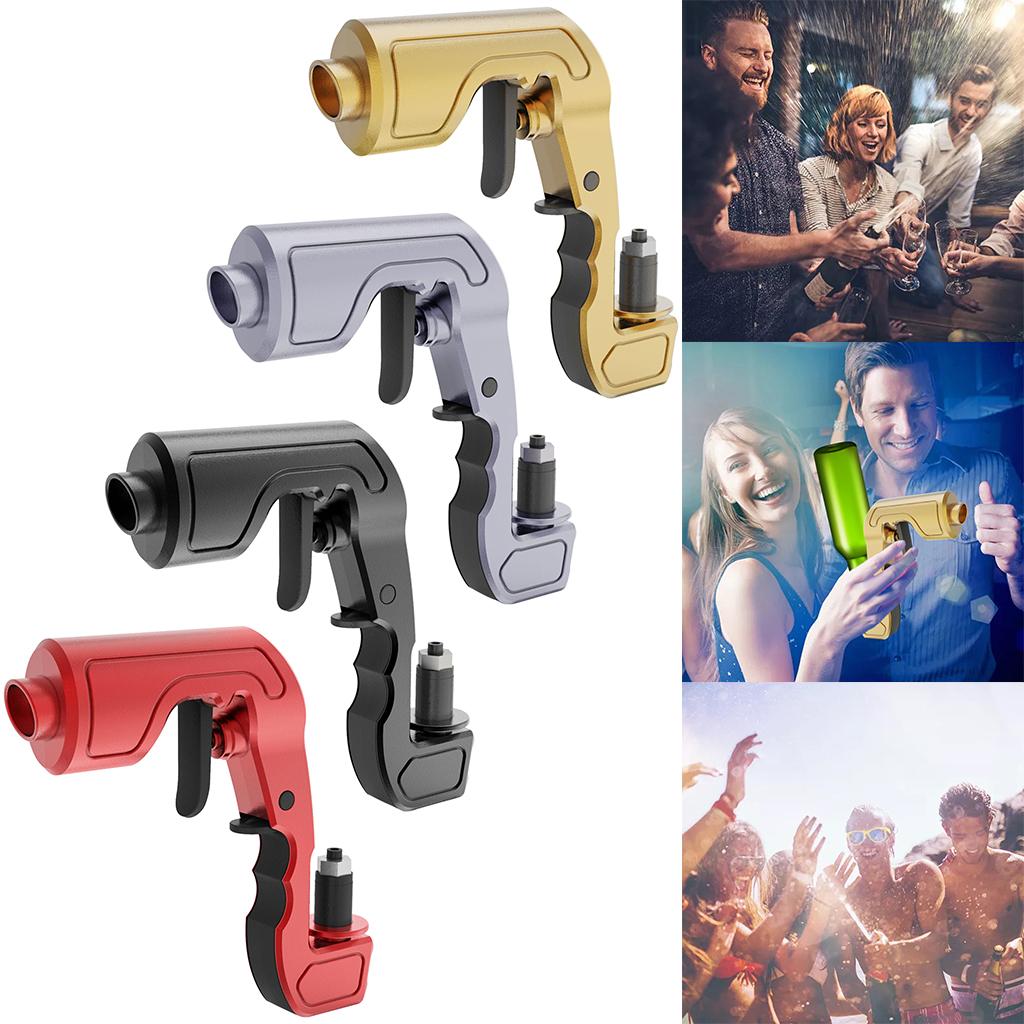 Adjustable Bubbly Sparkling Champagne Gun Spray for Kitchen Party Wedding Gold