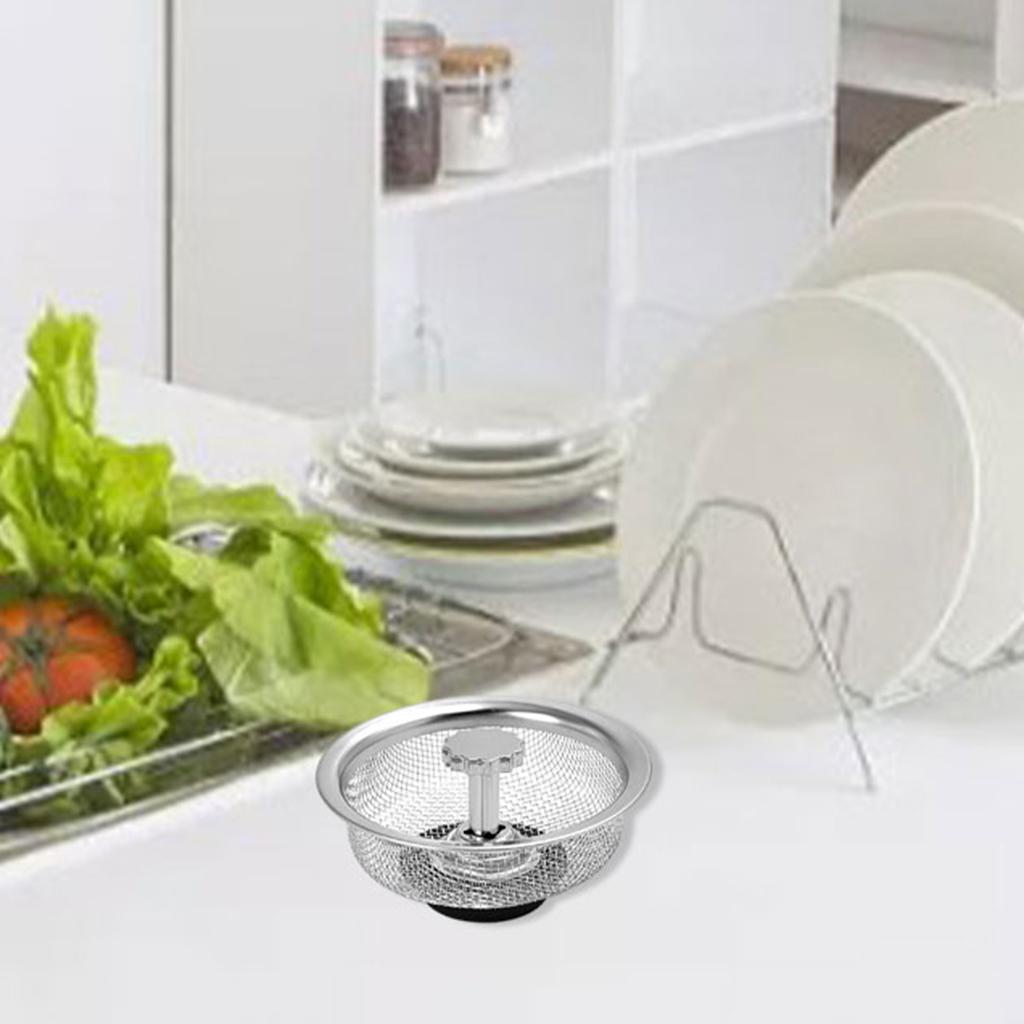 Replacement Kitchen Sink Strainer Plug Rust Free for Restaurants Cafes