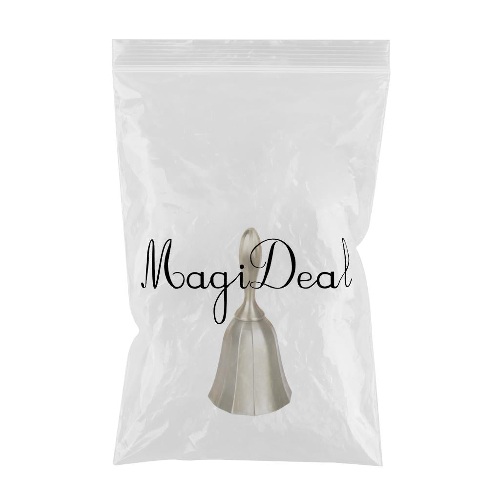 Desk Hand Bell Desk Bell Call Bells for Kitchen Restaurants Golden 2