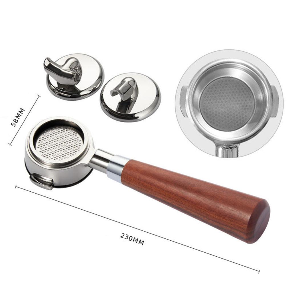Multifunction 58mm Bottomless Portafilter E61 Durable for Coffee Maker F