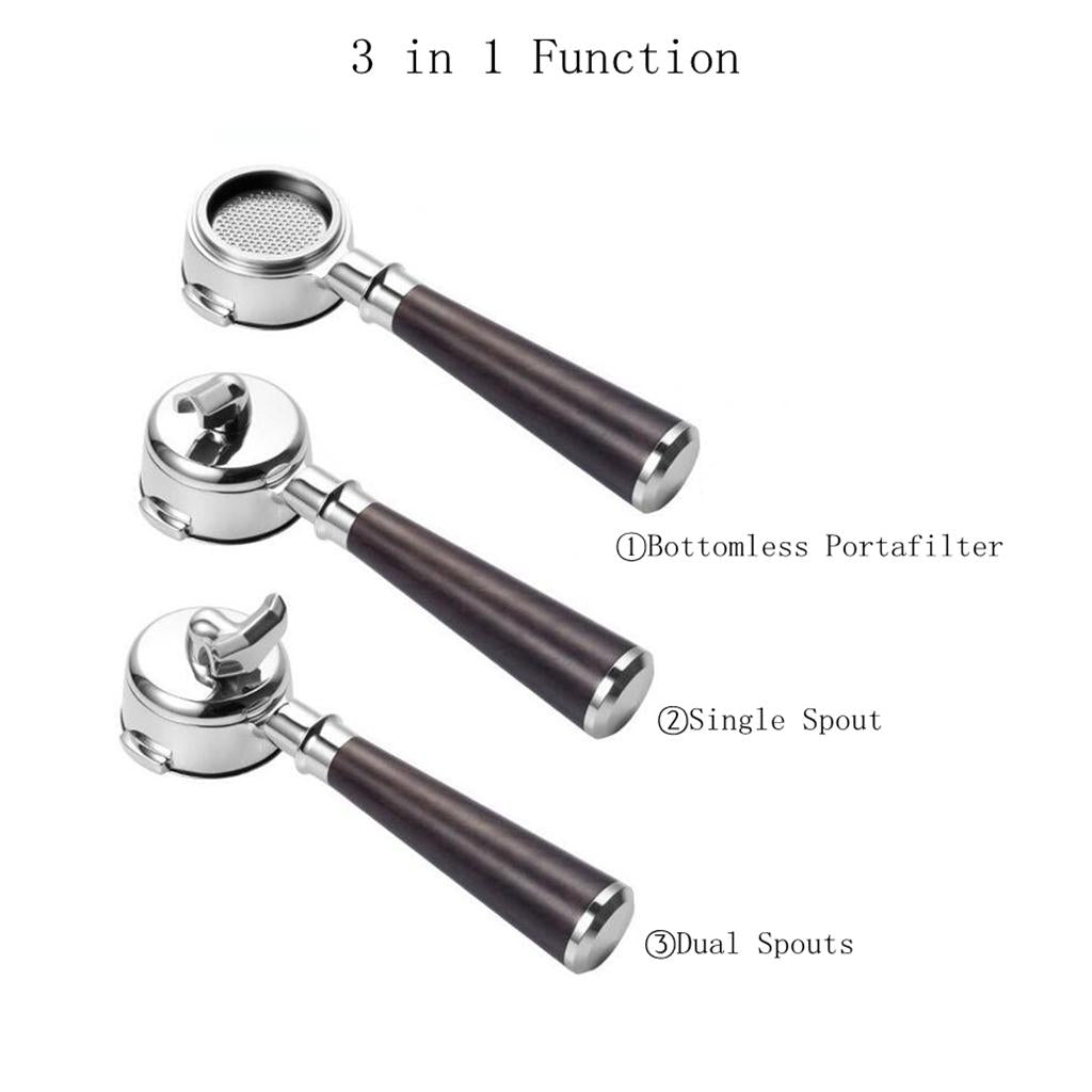 Multifunction 58mm Bottomless Portafilter E61 Durable for Coffee Maker F