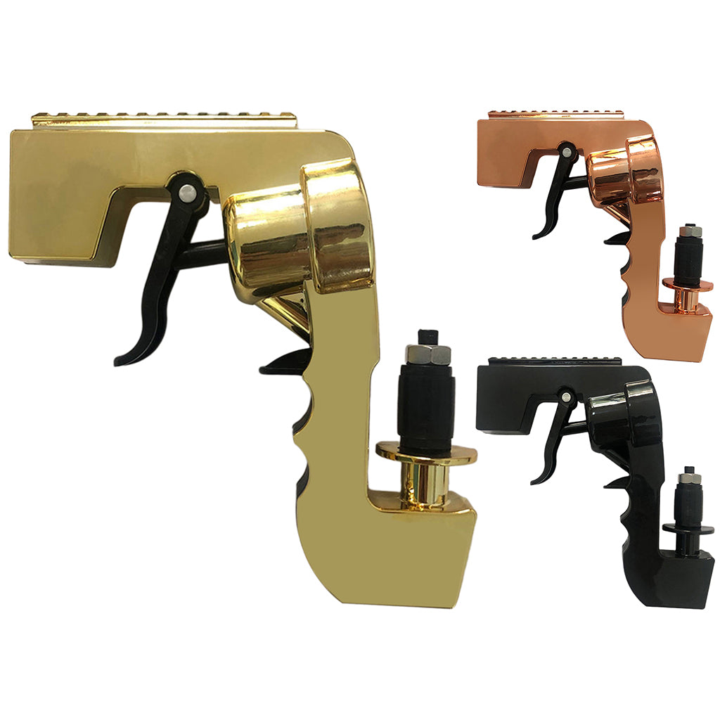 Champagne Gun Dispenser Adjustable Squirt Gun for Holiday Wedding golden