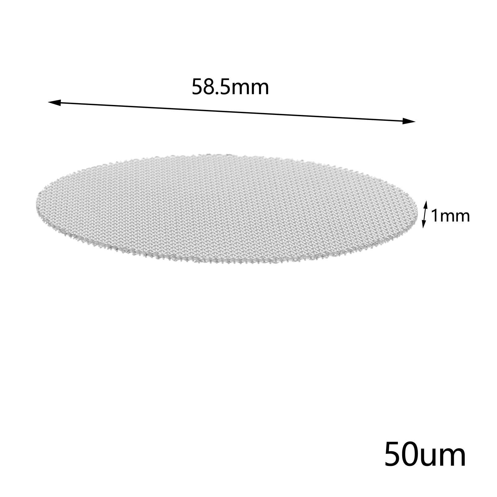 Coffee Filter Screen Filter Mesh Professional for Coffee Machine Accessories 58.5mm 1mm Thick