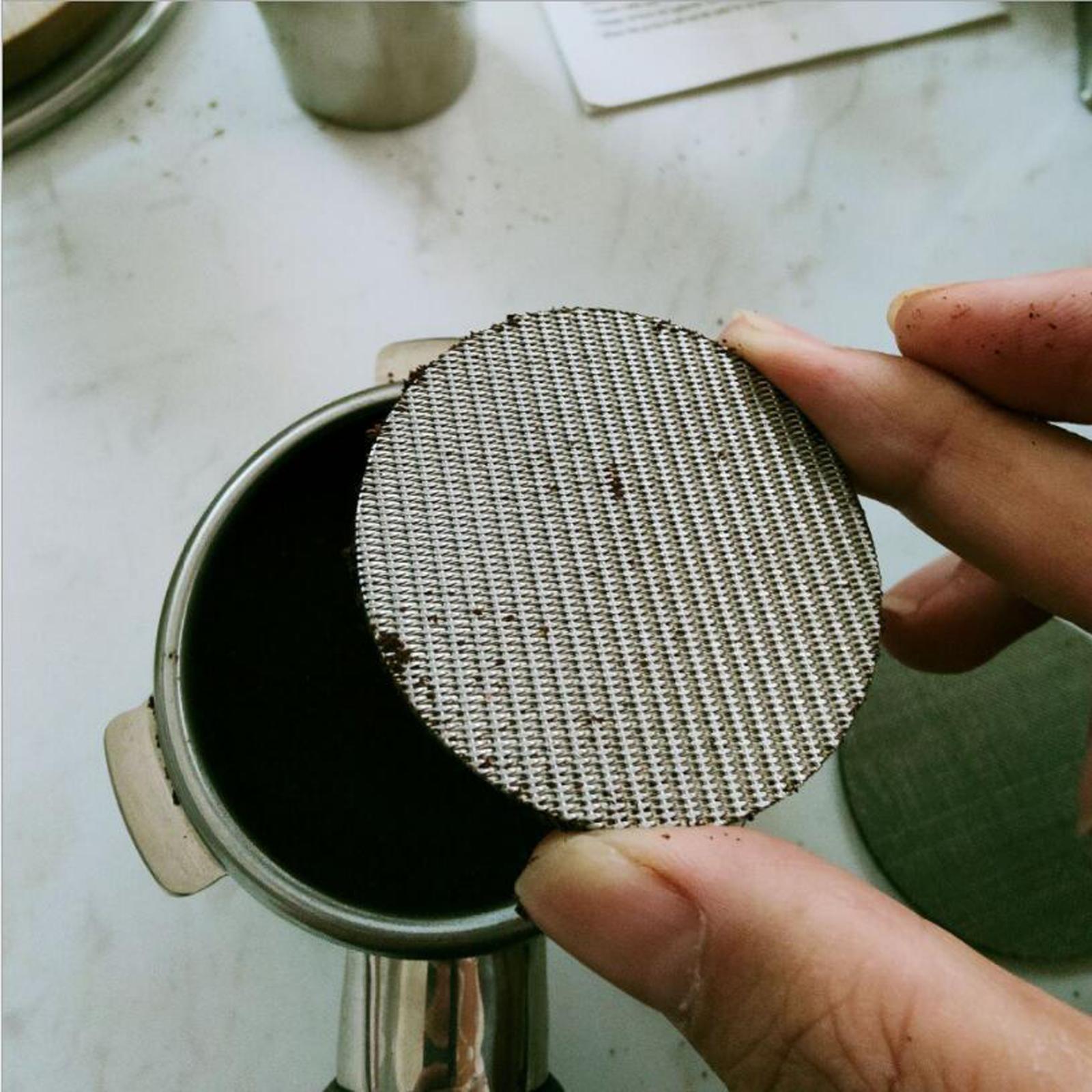 Coffee Filter Screen Filter Mesh Professional for Coffee Machine Accessories 58.5mm 1mm Thick