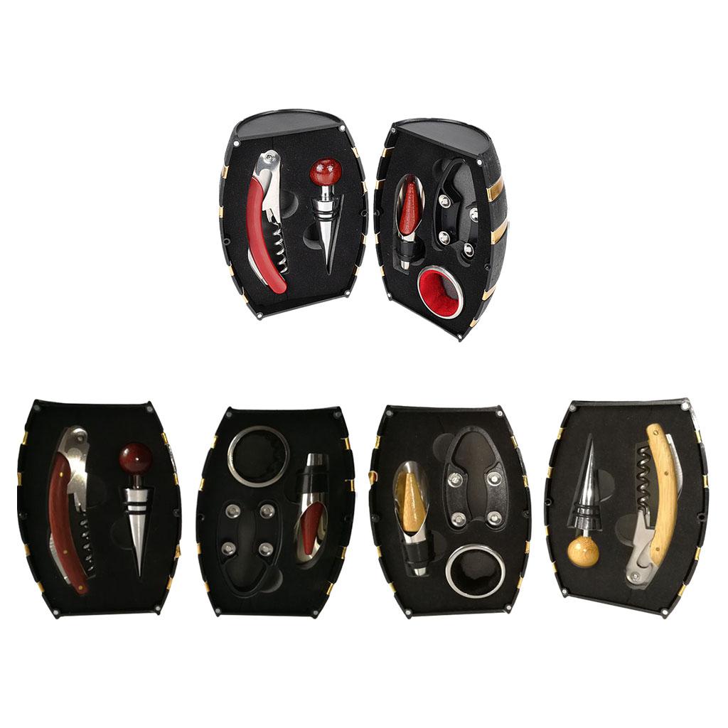 5Pcs Handheld Wine Bottle Opener Wine Accessories for Home Plastic Handle