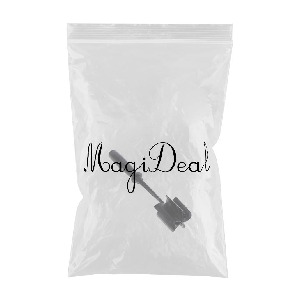 ABS Plastic Meat Chopper Kitchen Utensil 5 Curve Blades for Cooking Baking Black