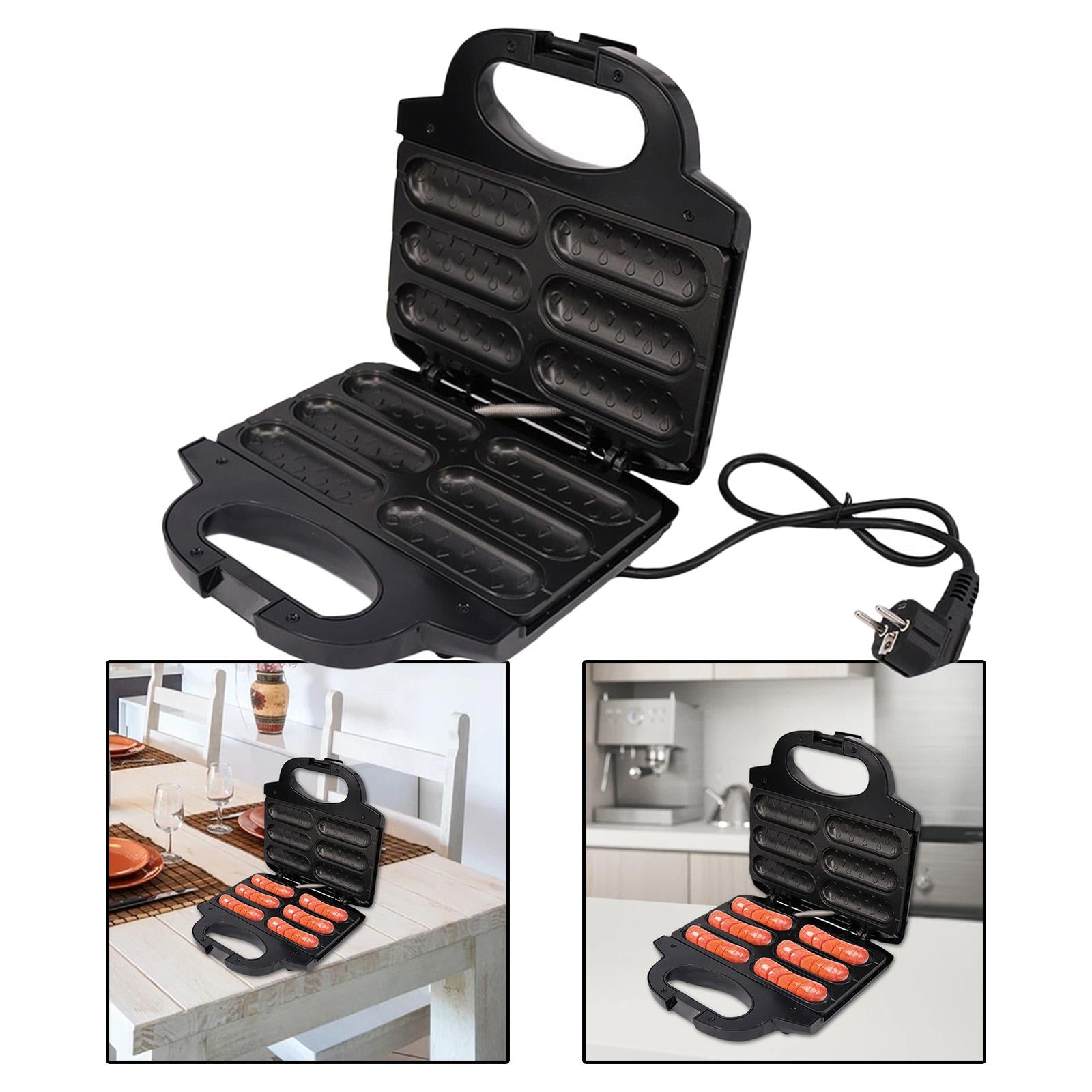 Mini Corn Dog Maker Homemade Hot Dogs Household 6 Grids for Baking Cooking