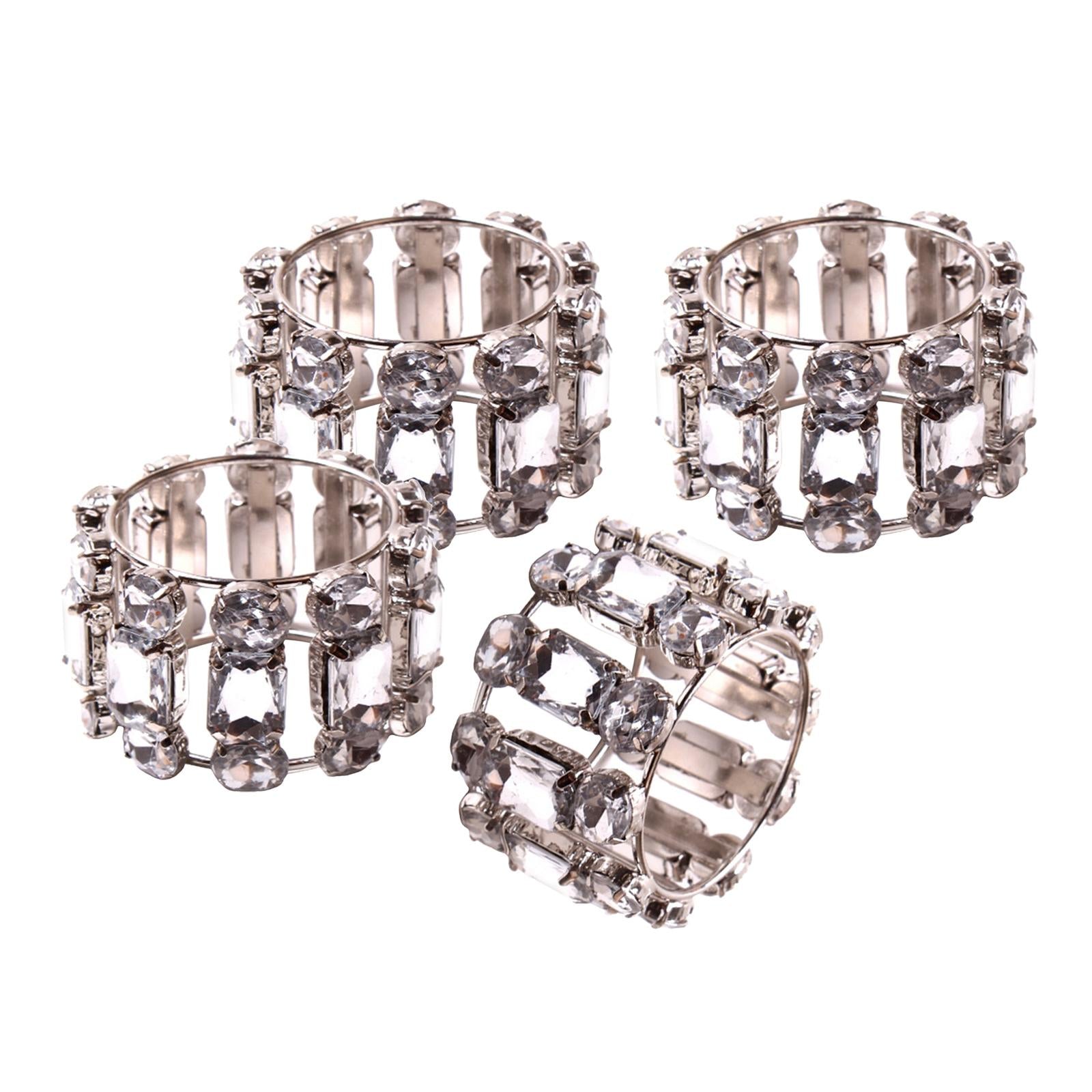 Napkin Buckle Table Decoration Accessories Stain Resistant for Holiday
