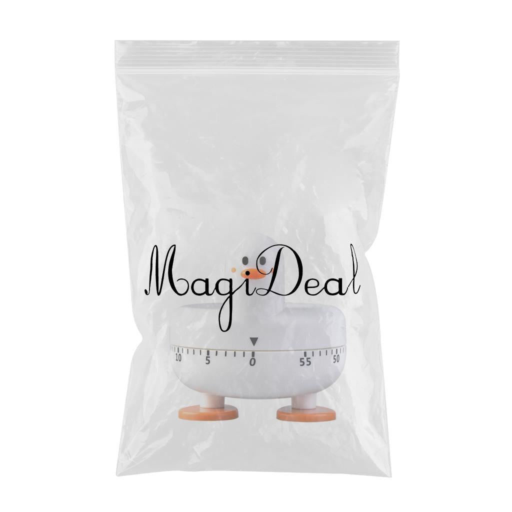 Mechanical Cooking Timer Alarm Reminder Count Down Clock for Yoga Games Kids White