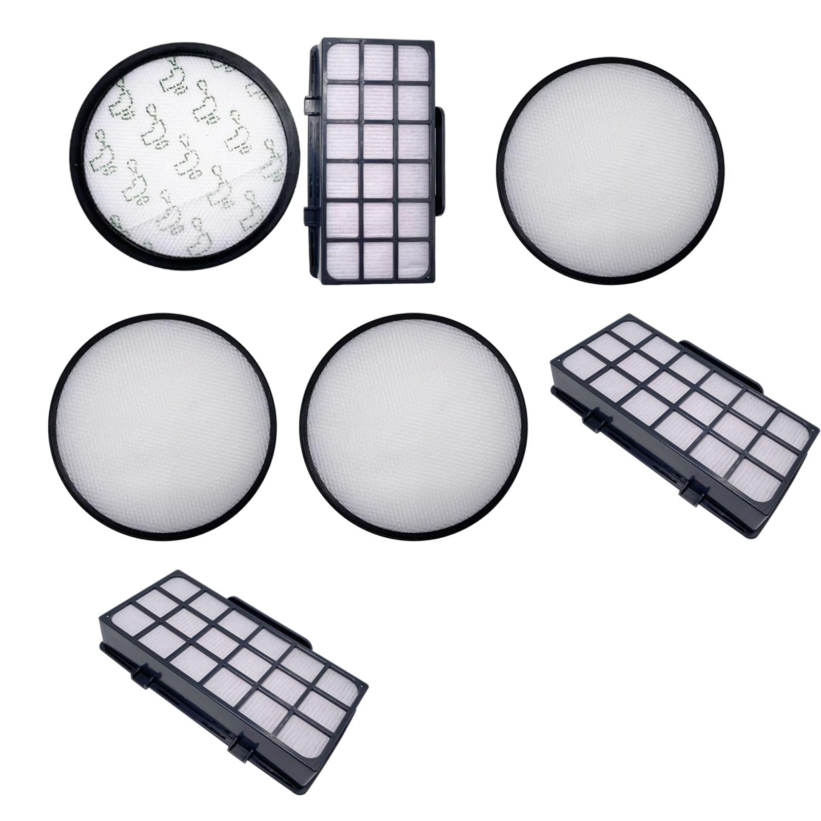 Filter Kit Accessories Set Durable for Rowenta HEPA Robot Vacuum Sweeper Front Rear Filter