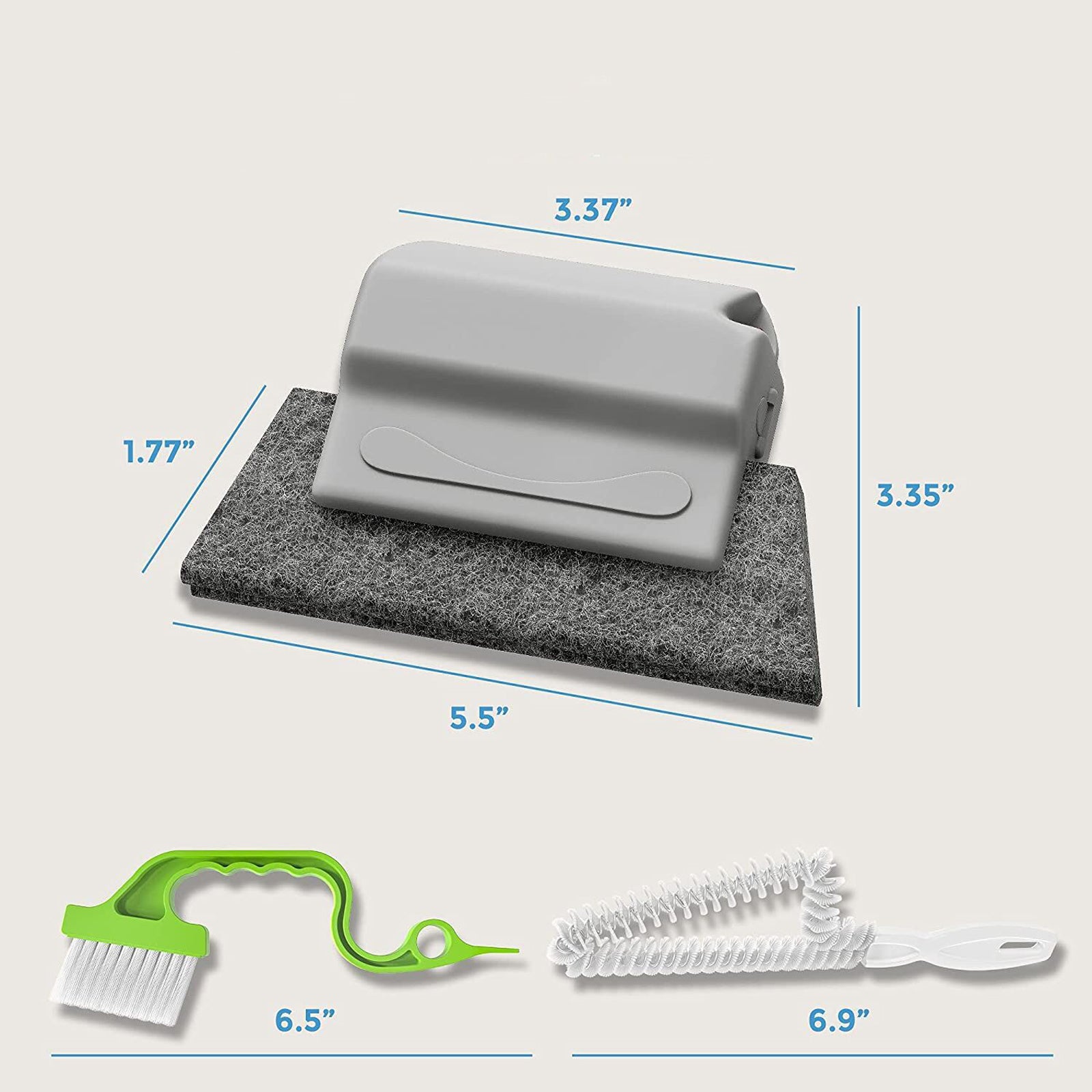 Window Groove Cleaning Brush for Keyboard All Window Slides and Gaps Shutter