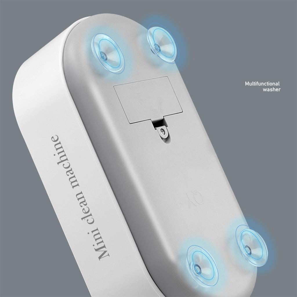 Ultrasonic Cleaner Battery Operated High Frequency for Shaving Heads Glasses