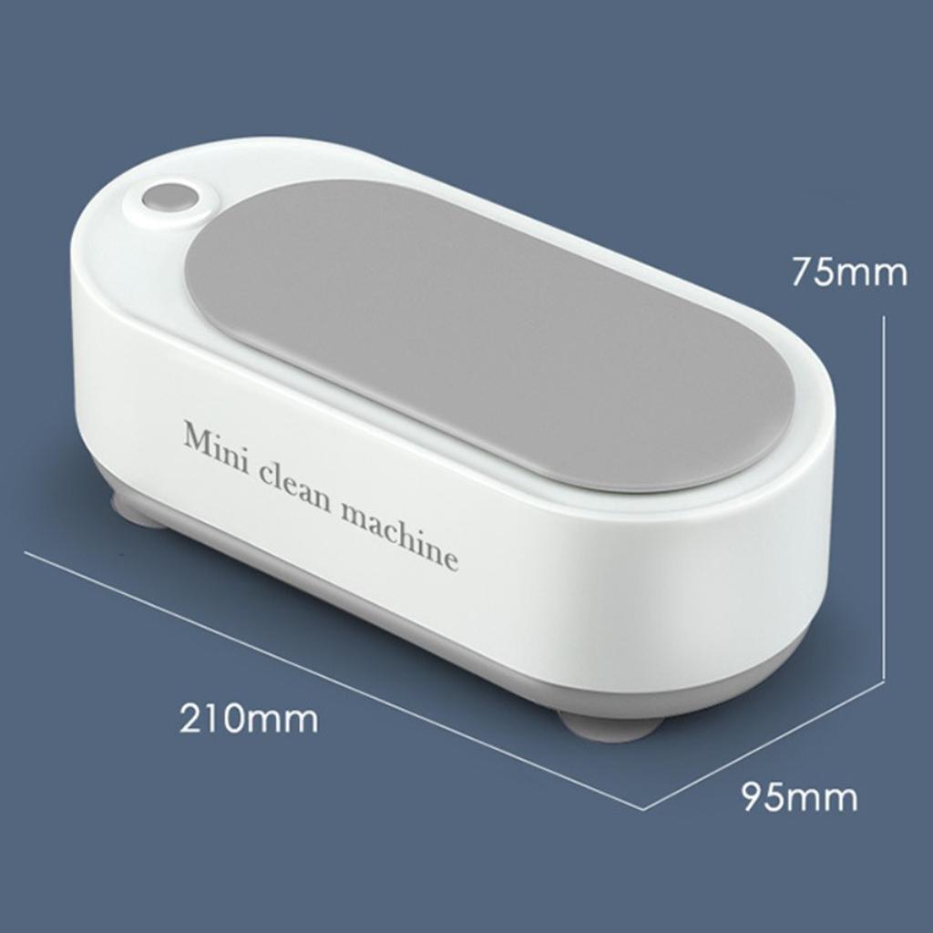 Ultrasonic Cleaner Battery Operated High Frequency for Shaving Heads Glasses