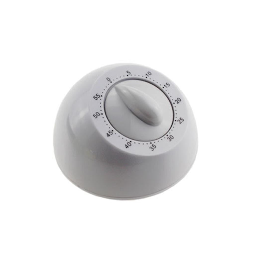 Kitchen Timer Count Down Loud Alarm Egg Timer for Running Baking Salon White