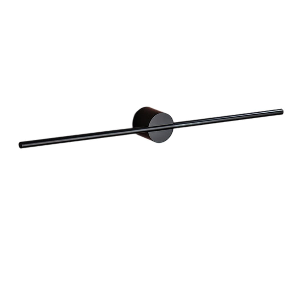 Multifunctional Towel Rack Towel Rail for Balcony Living Room Office Black base 50CM