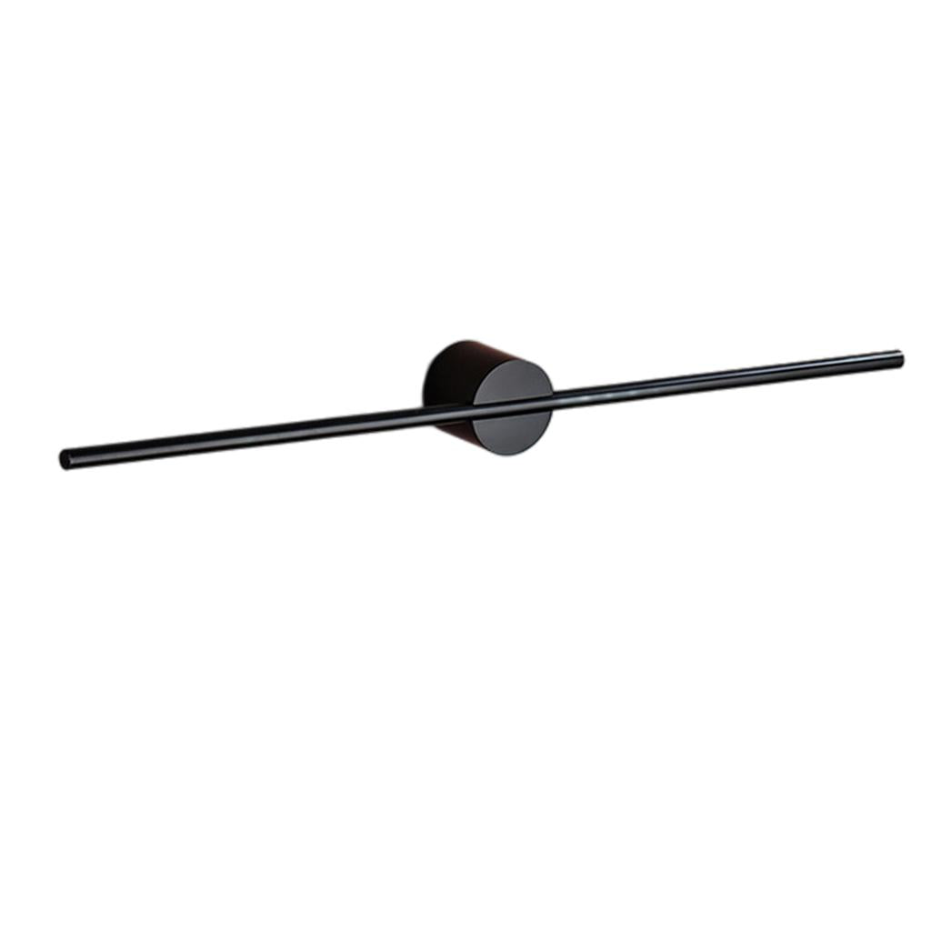 Multifunctional Towel Rack Towel Rail for Balcony Living Room Office Black base 50CM