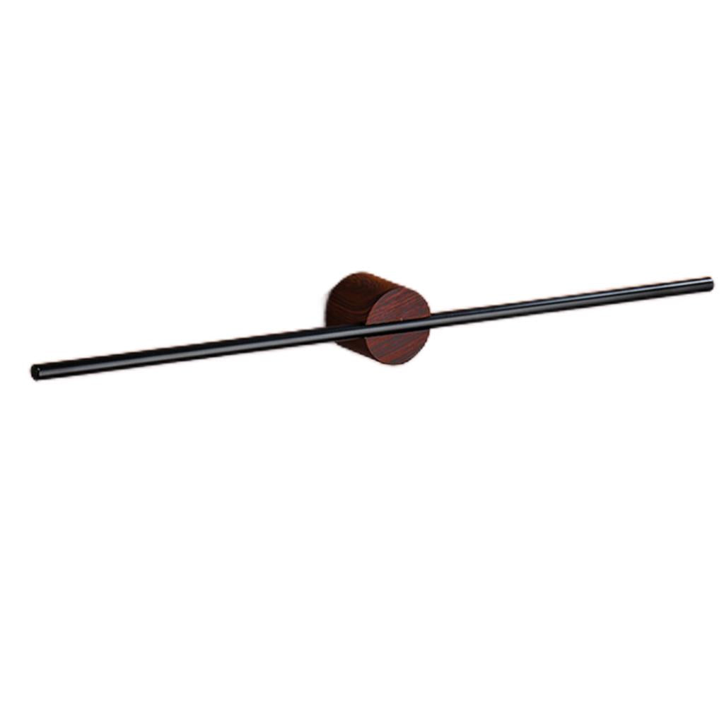 Multifunctional Towel Rack Towel Rail for Balcony Living Room Office Wood grain base 50CM