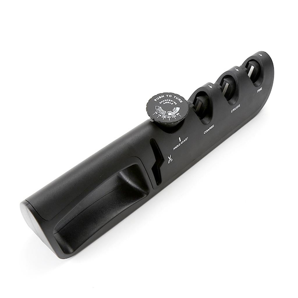 Knife Sharpener Sharpening Tool Manual Sharpener for Knives Black