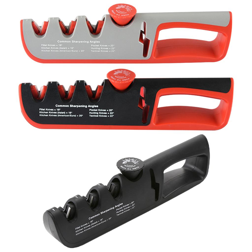 Knife Sharpener Sharpening Tool Manual Sharpener for Knives Black