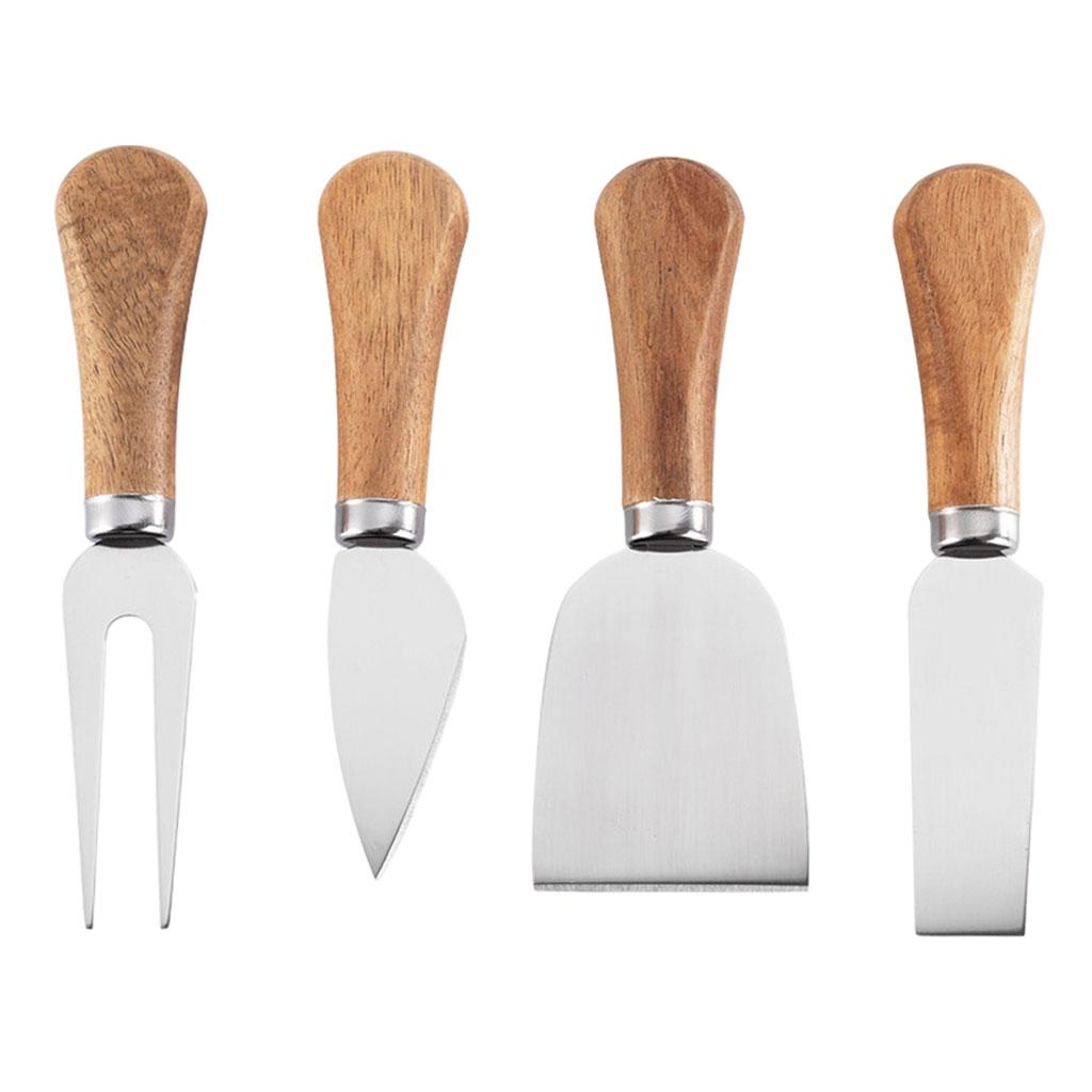 Cheese Knives Set Cheese Fork Stainless Steel Cheese Shaver for Indoor