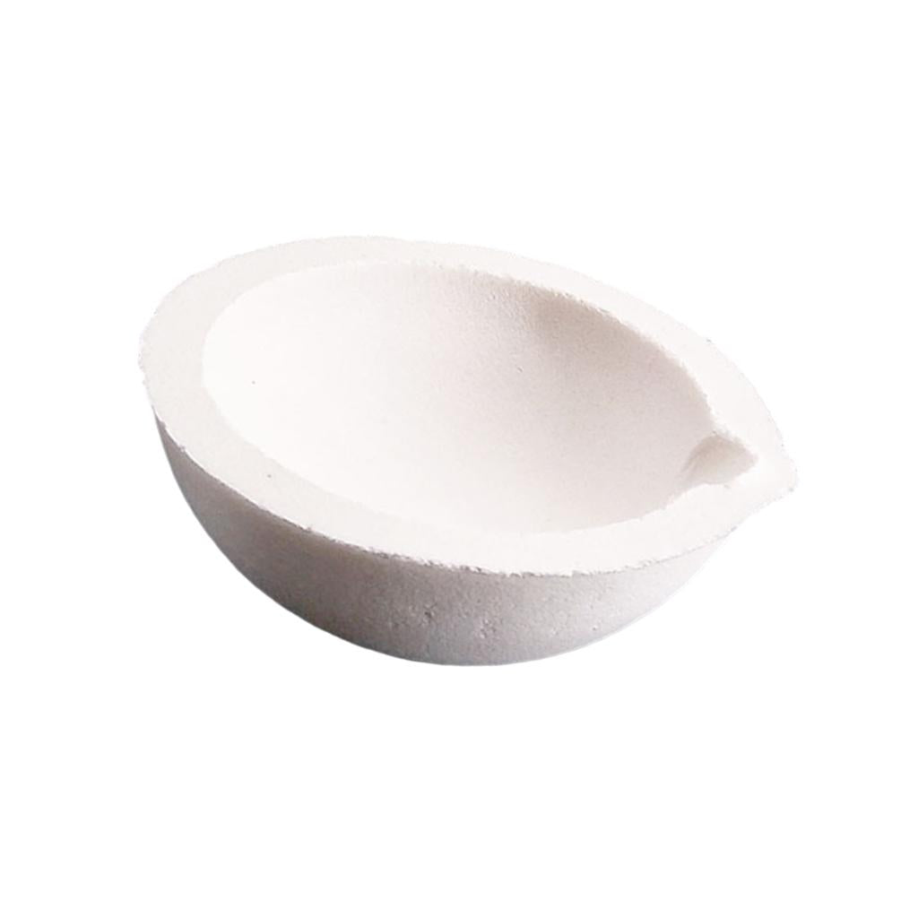 Quartz Silica Melting Crucible Melting Dishes for Sliver Scrap Refining