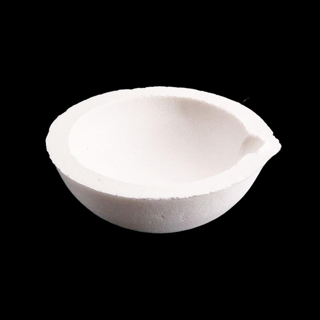 Quartz Silica Melting Crucible Melting Dishes for Sliver Scrap Refining