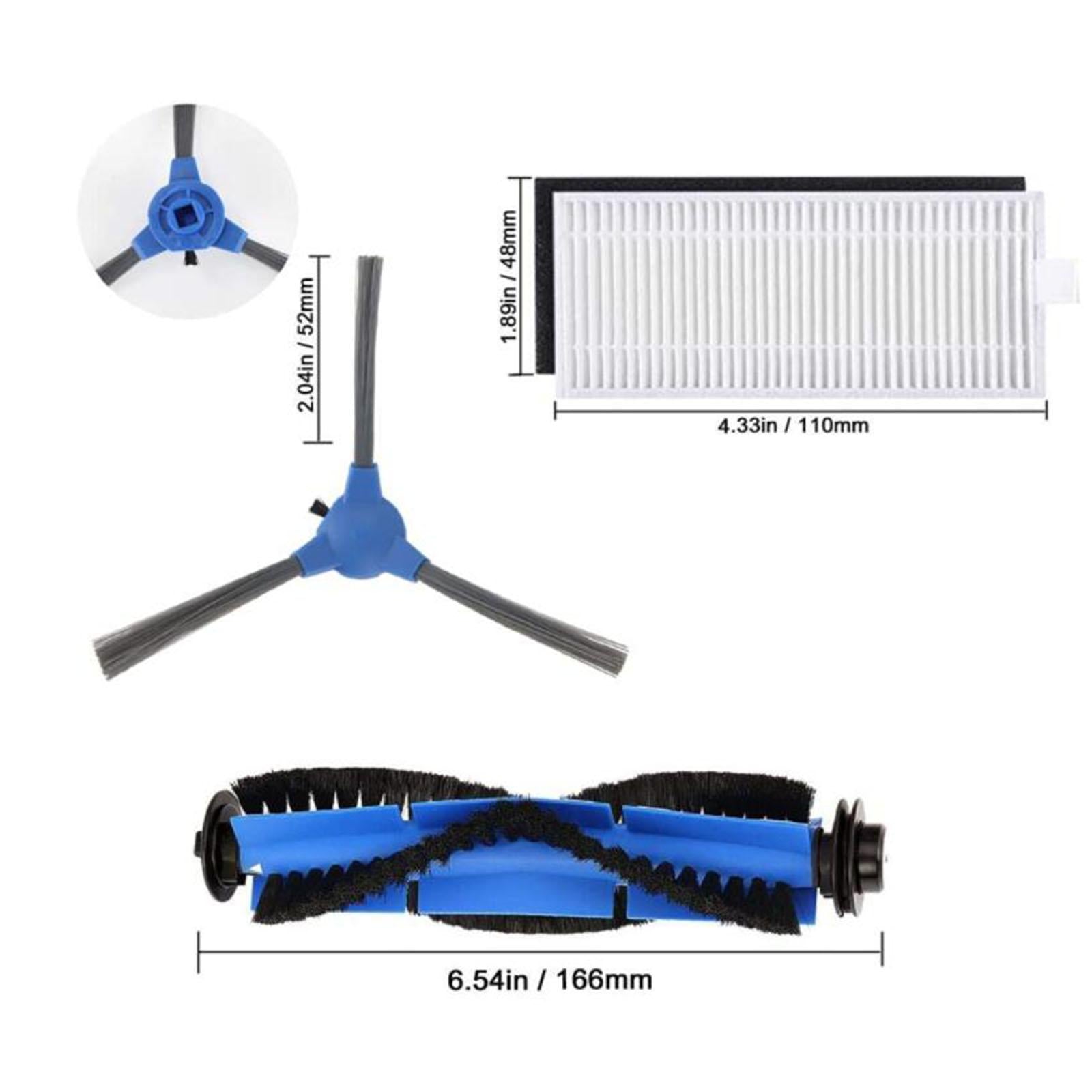 Replacement Roller Brush Side Brush for Robovac 15C Robotic Vacuum Part