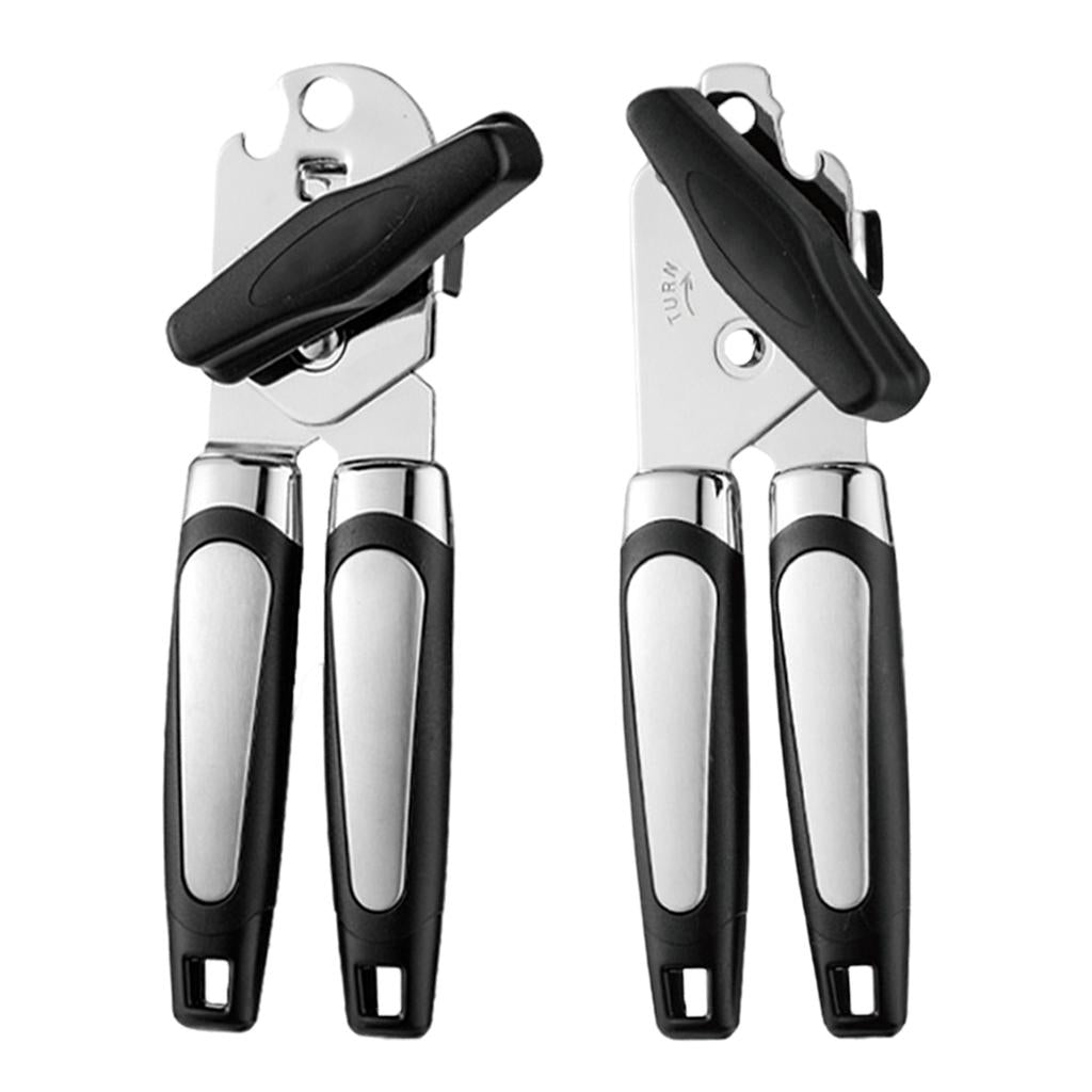 Manual Can Opener Bottle Opener Lid Remover for Beverage Tin Kitchen Safety Opener 1