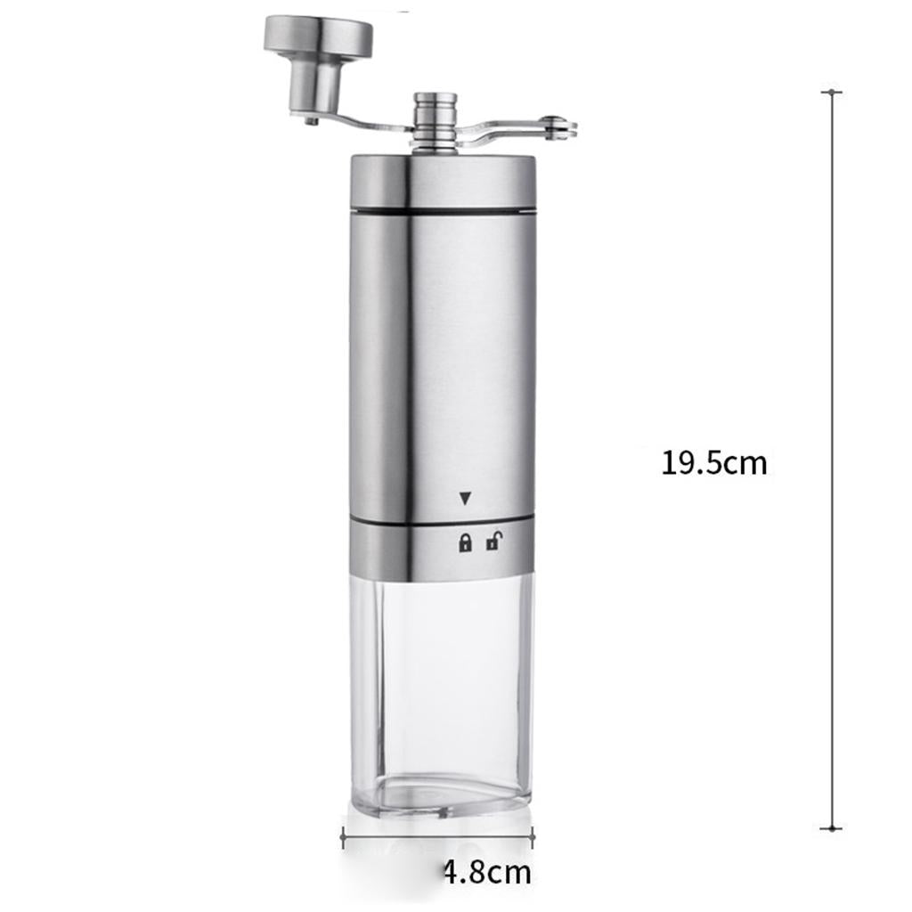 Hand Coffee Grinder Pepper Mill Espresso Grinder Household Transparent
