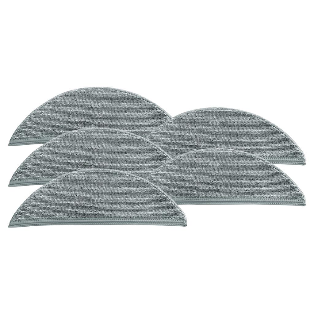 5 Pieces Mopping Pads Mopping Cloth Replace Cloth for Lydsto R1 R1A Home Grey
