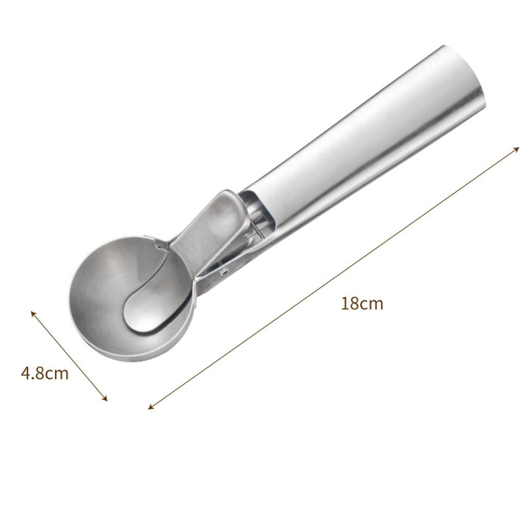 Ice Cream Scoop Stainless Steel Mash Potato Spoon Kitchen Tool Server Food