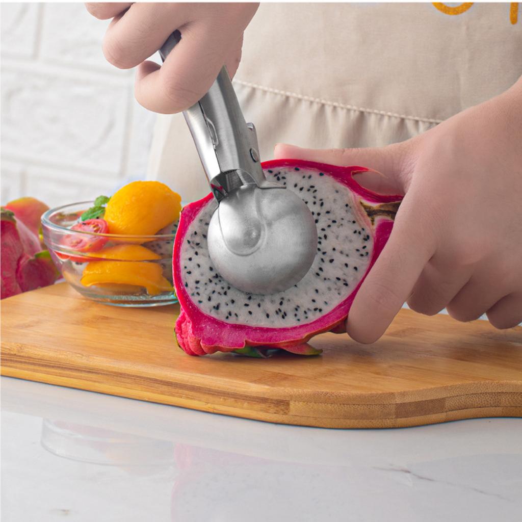 Ice Cream Scoop Stainless Steel Mash Potato Spoon Kitchen Tool Server Food