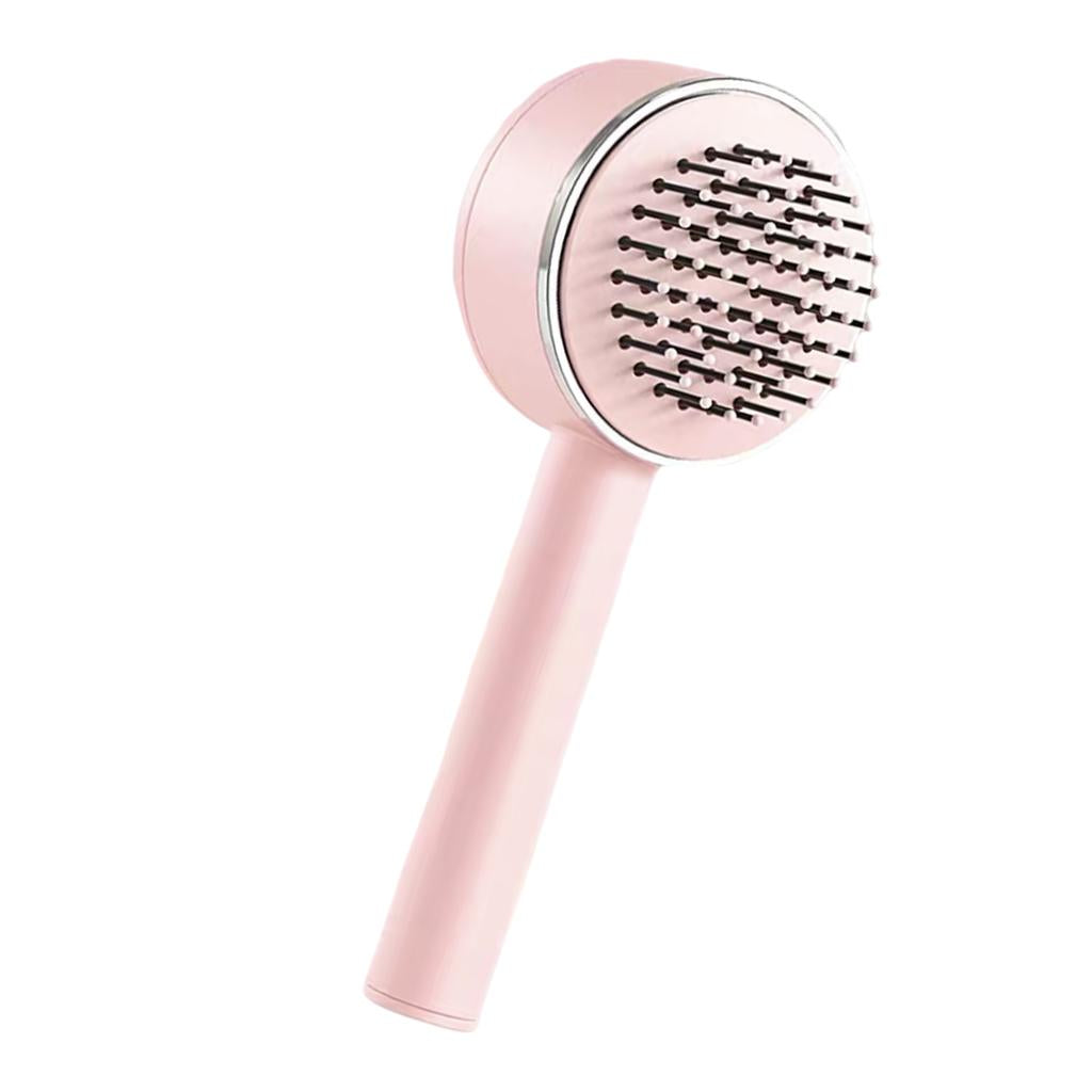 Air Cushion Massage Comb Hairbrush for All Hair Types Smoothing Kids Adults pink