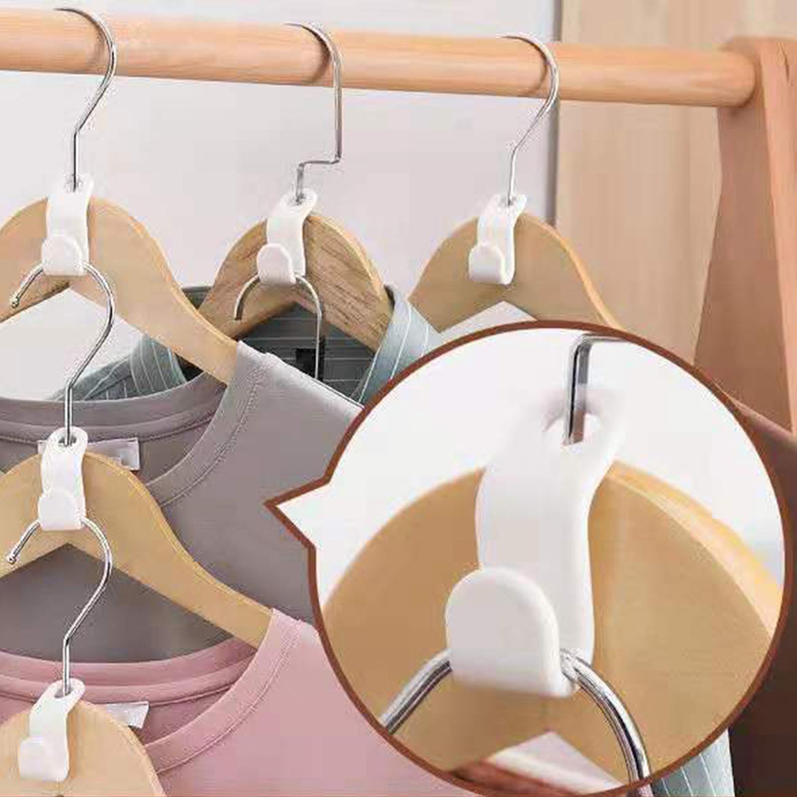 Clothes Hanger Connector Hooks Cascading Hooks Hanger for Stack Clothes 50pcs