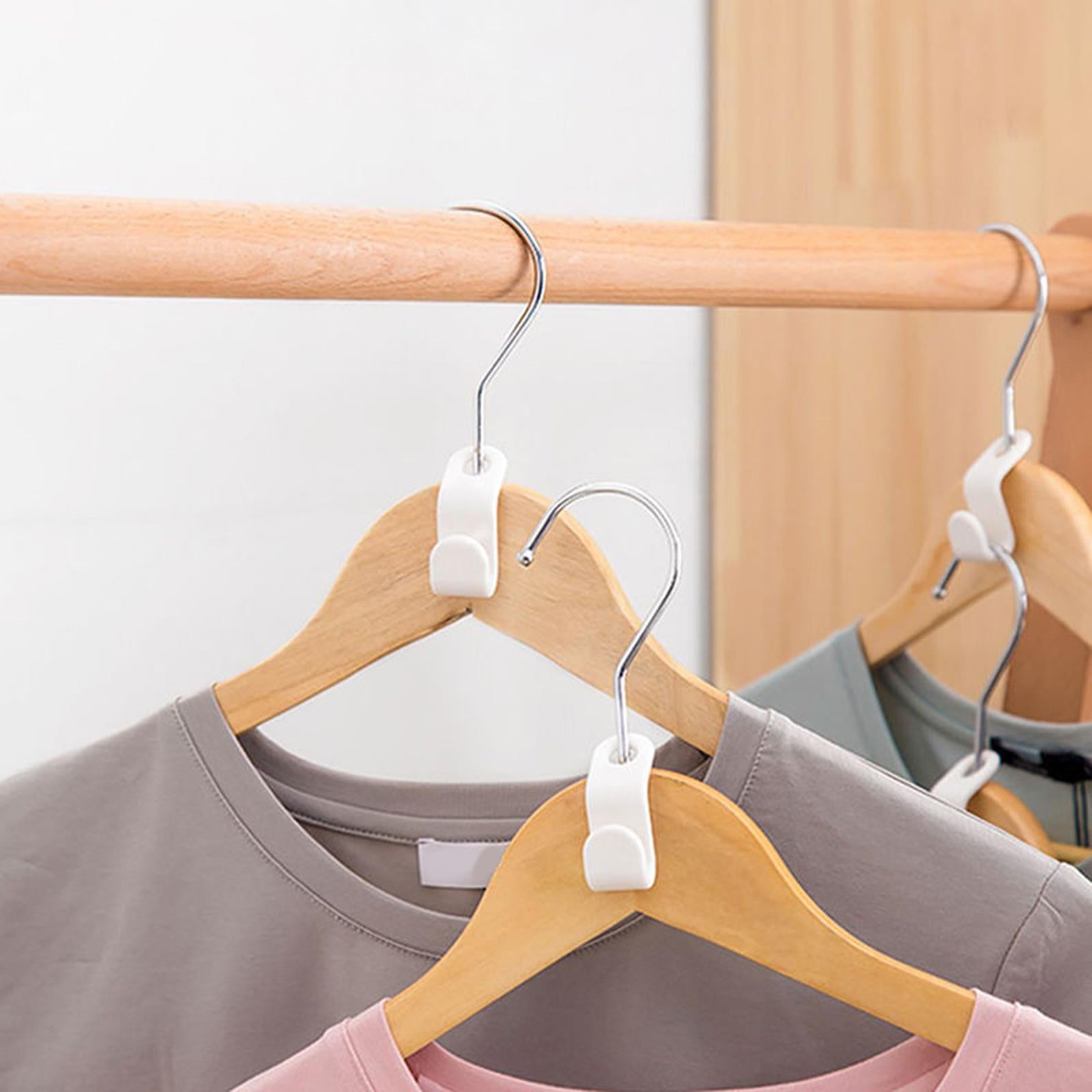 Clothes Hanger Connector Hooks Cascading Hooks Hanger for Stack Clothes 80pcs