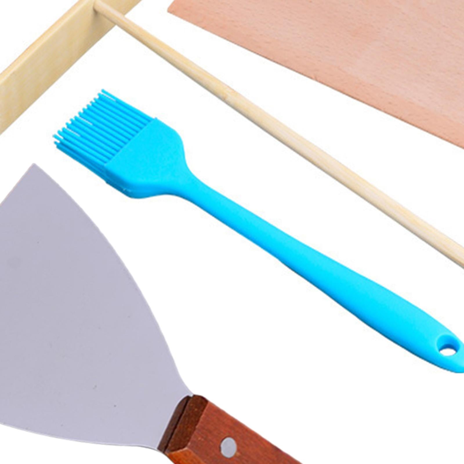 Crepe Spreader Pancake Cooking Batter Food Utensil for Restaurant Baking Triangular Shovel