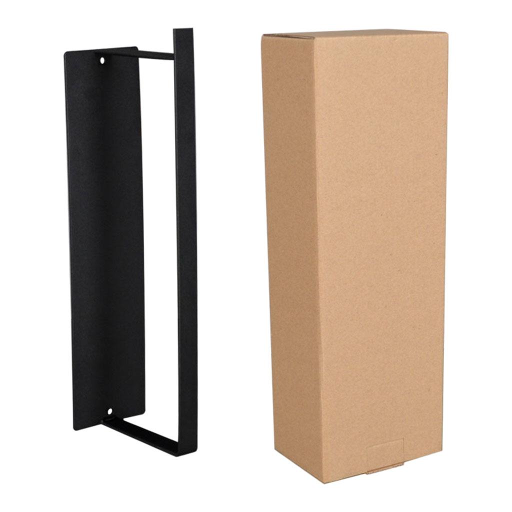 Iron Magnetic Towel Racks Bathroom Storage Organizer for Bathroom Black