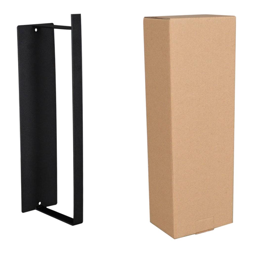 Iron Magnetic Towel Racks Bathroom Storage Organizer for Bathroom Black