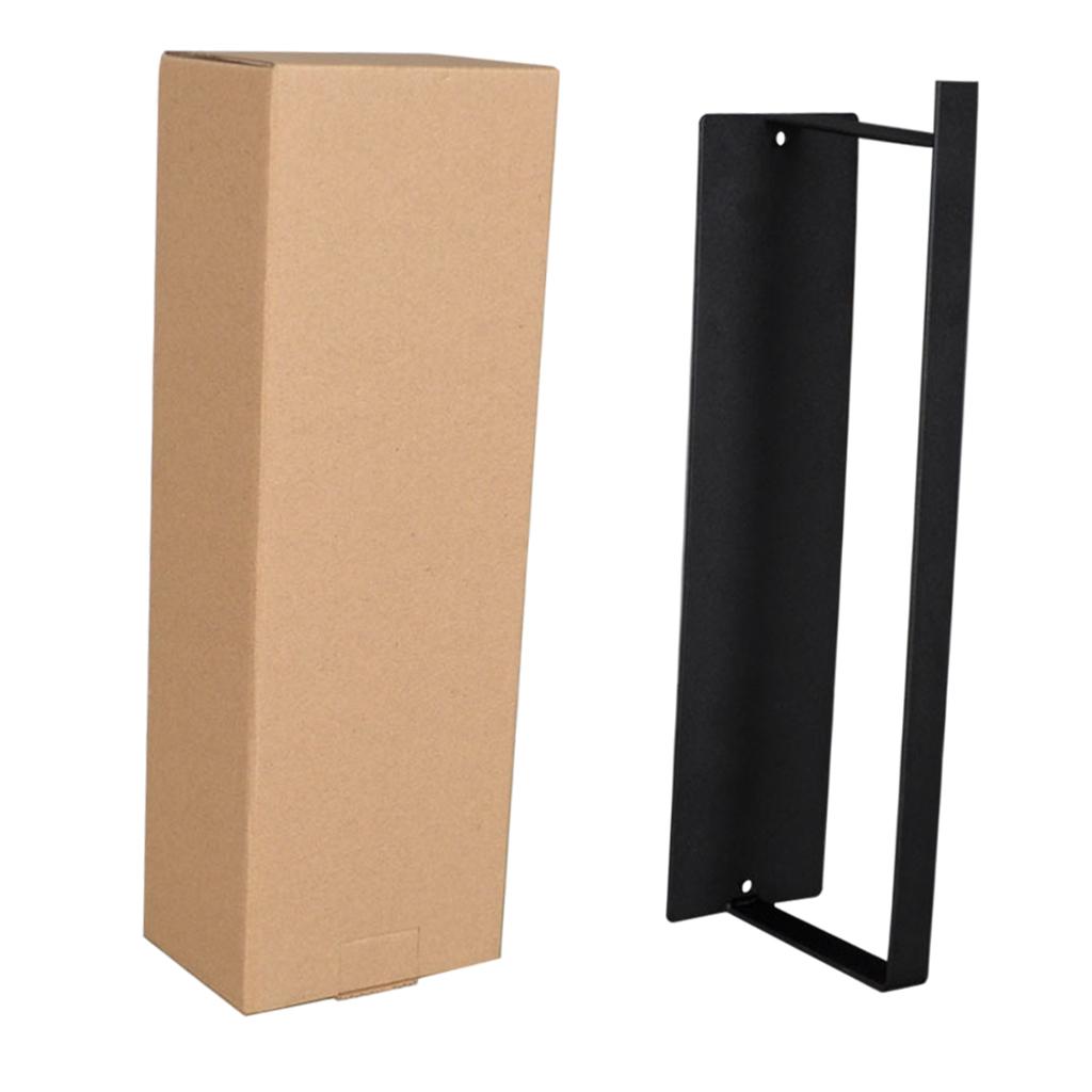 Iron Magnetic Towel Racks Bathroom Storage Organizer for Bathroom Black