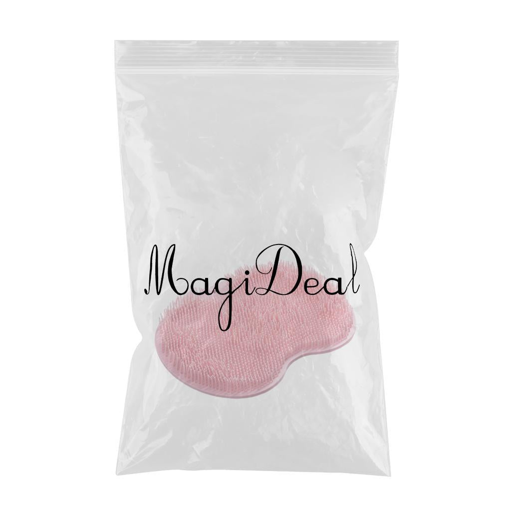 Shower Foot Scrubber Improve Circulation Non Slip with Suction Cups Pink