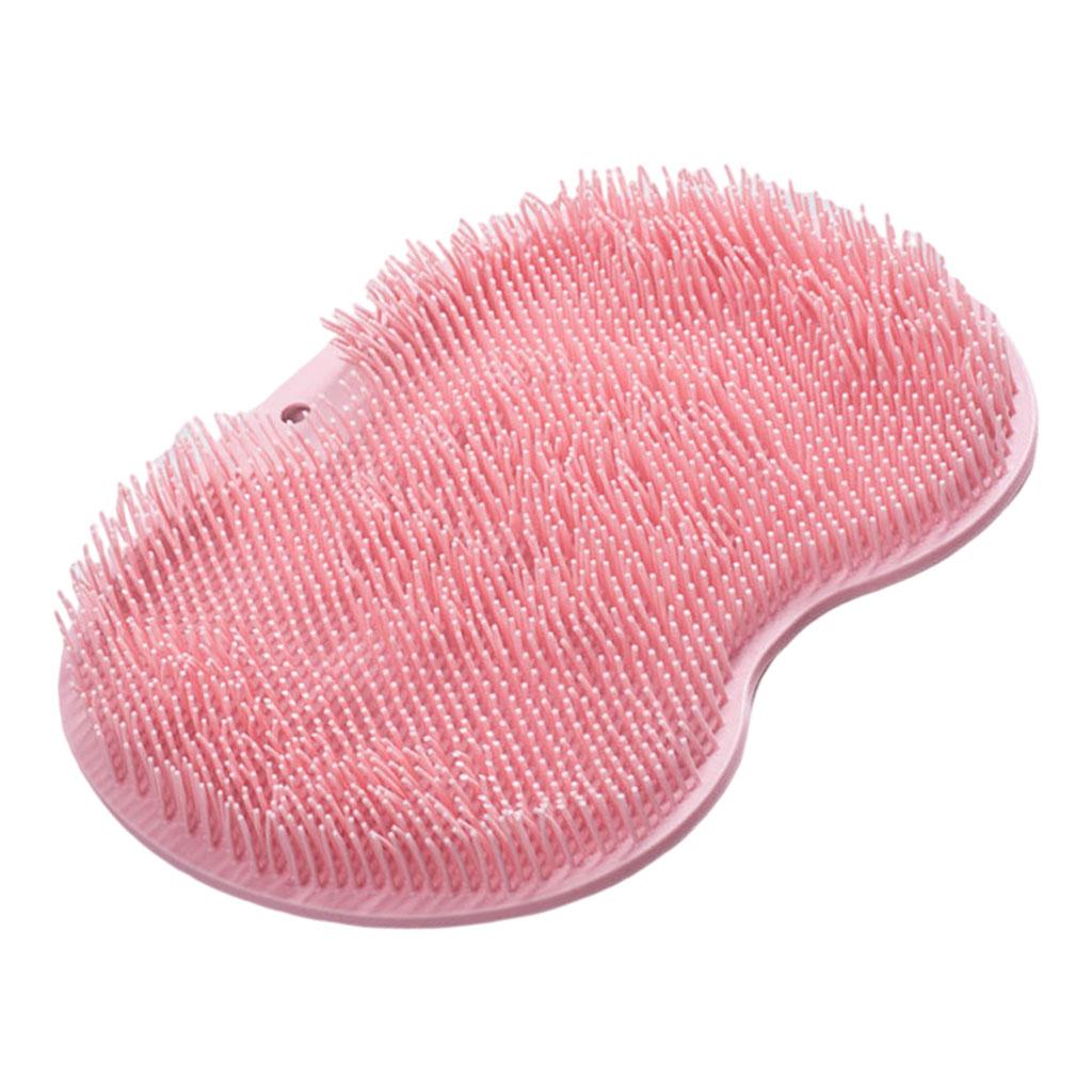 Shower Foot Scrubber Improve Circulation Non Slip with Suction Cups Pink