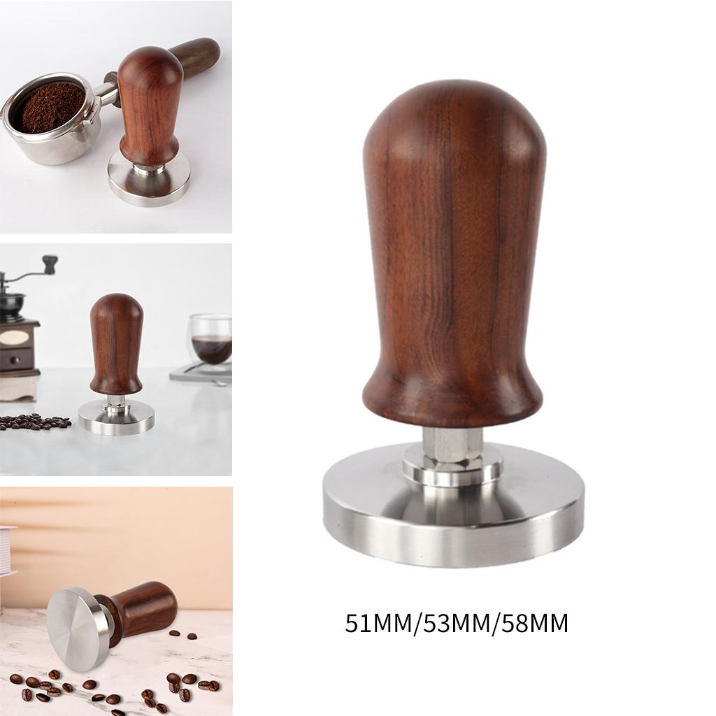 Coffee Tamper Stainless Steel Flat Base for Home Office 5.1x9.9cm